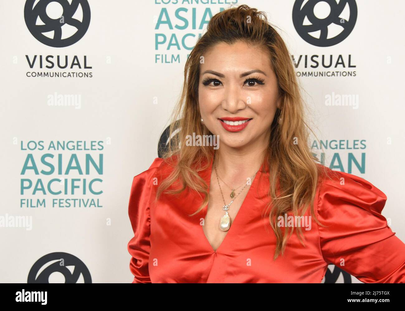 Panney Wei at the 38th Los Angeles Asian Pacific Film Festival - Opening Night held at the Directors Guild of America in Los Angeles, CA on Thursday, ?May 5, 2022. (Photo By Sthanlee B. Mirador/Sipa USA) Stock Photo