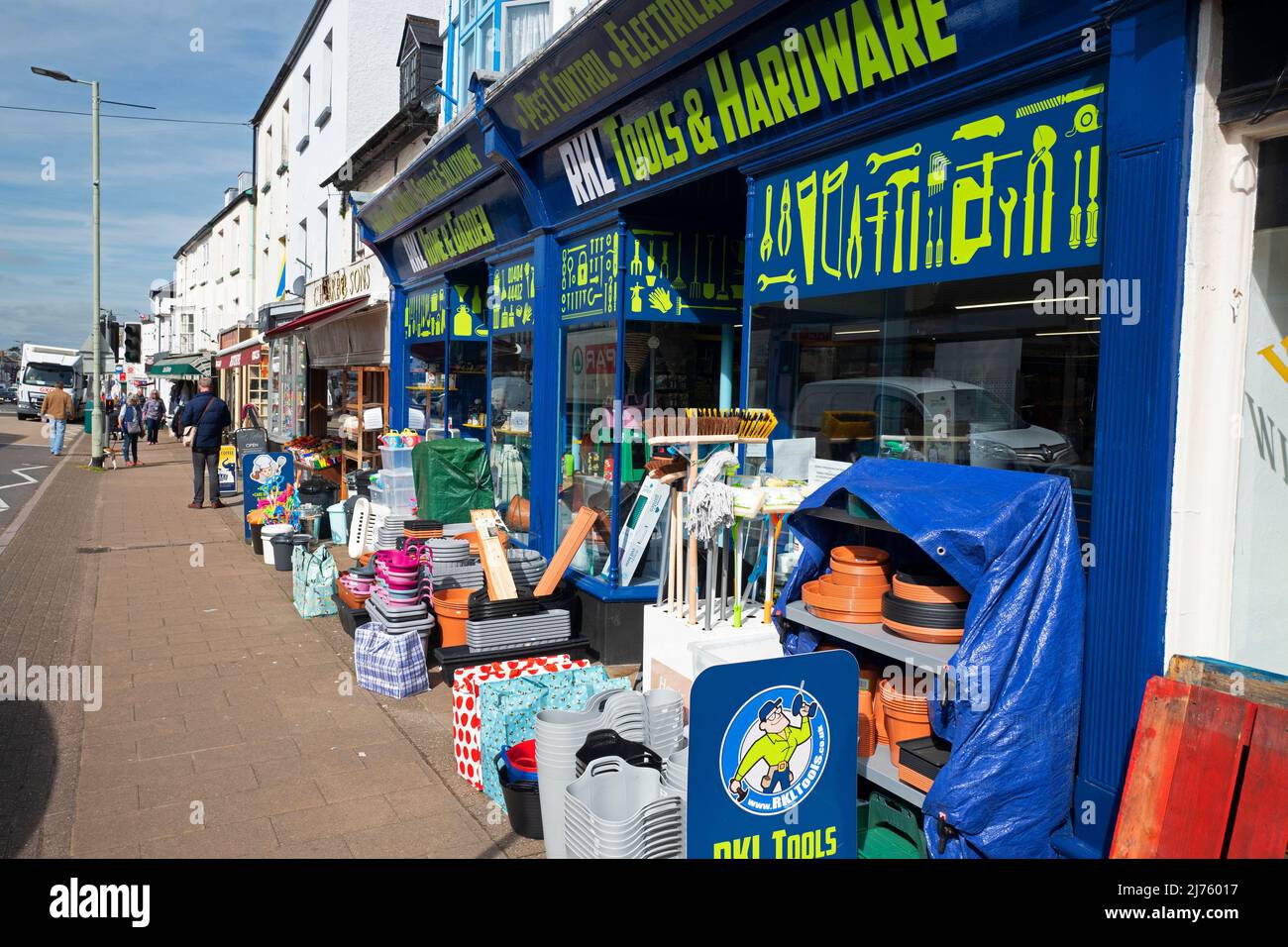 Hardware store, Honiton, UK Stock Photo Alamy