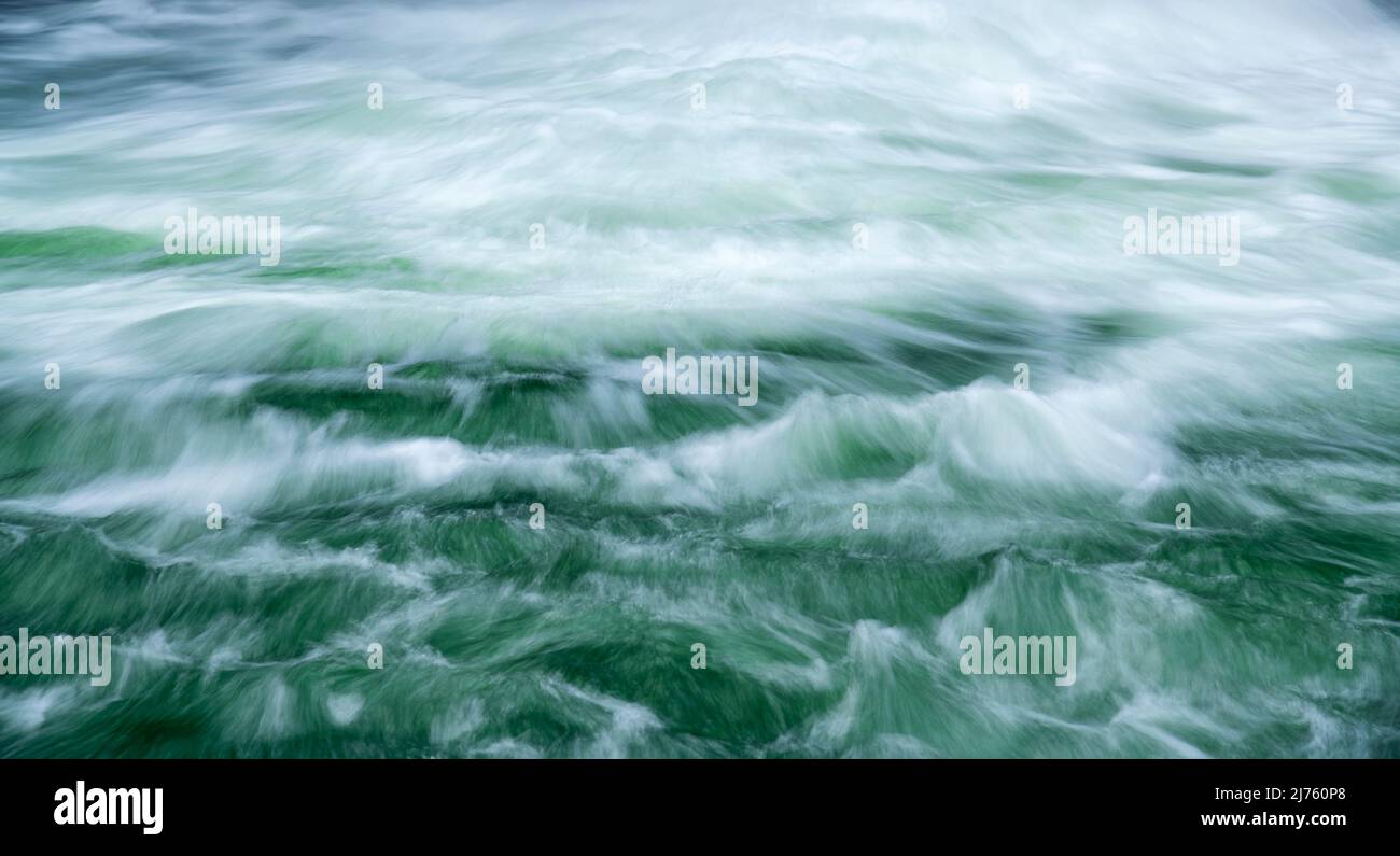 Turquoise bubbling water surface Stock Photo Alamy