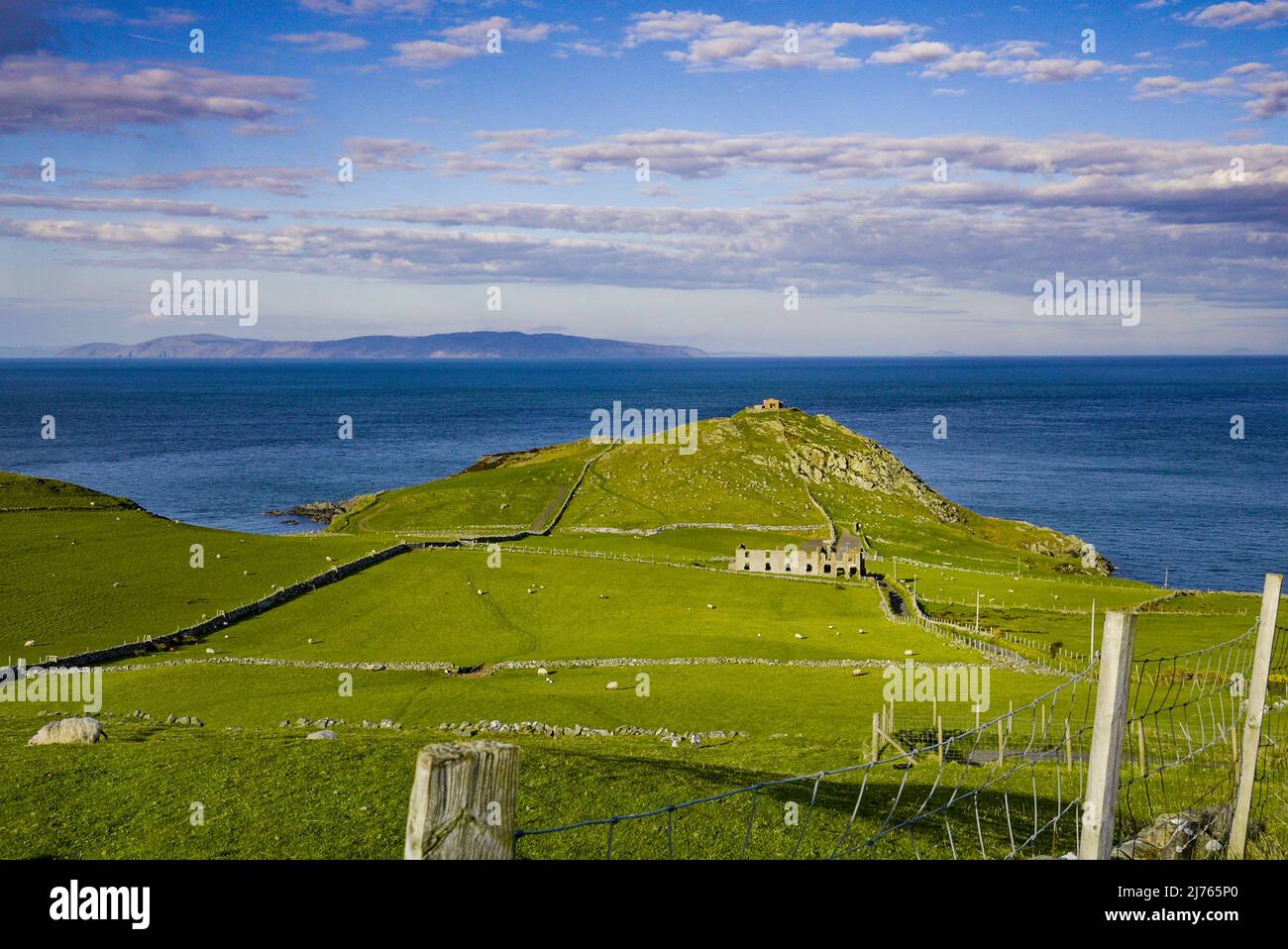 The Causeway Coast at Torre Head in Northern Ireland Stock Photo Alamy