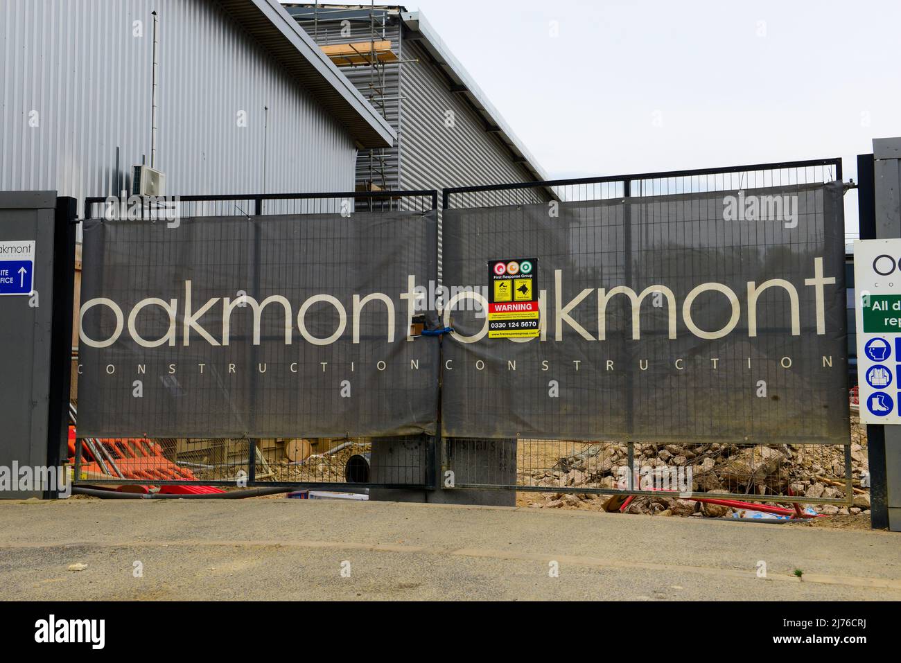 General view of Commercial business site by Oakmont construction Stock