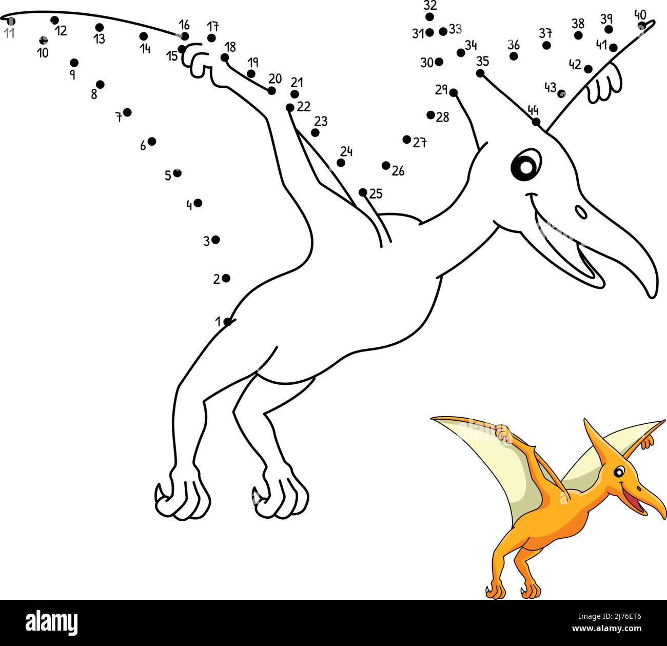 Pterodactyl, Illustration - Stock Image - C027/4502 - Science Photo Library