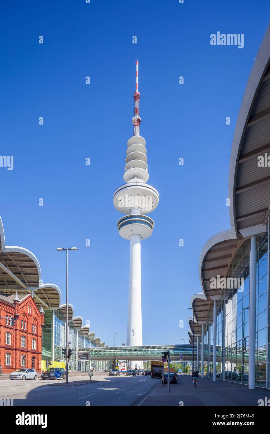 Exhibition Halls Tv Tower Hamburg Germany Europe Stock Photo Alamy