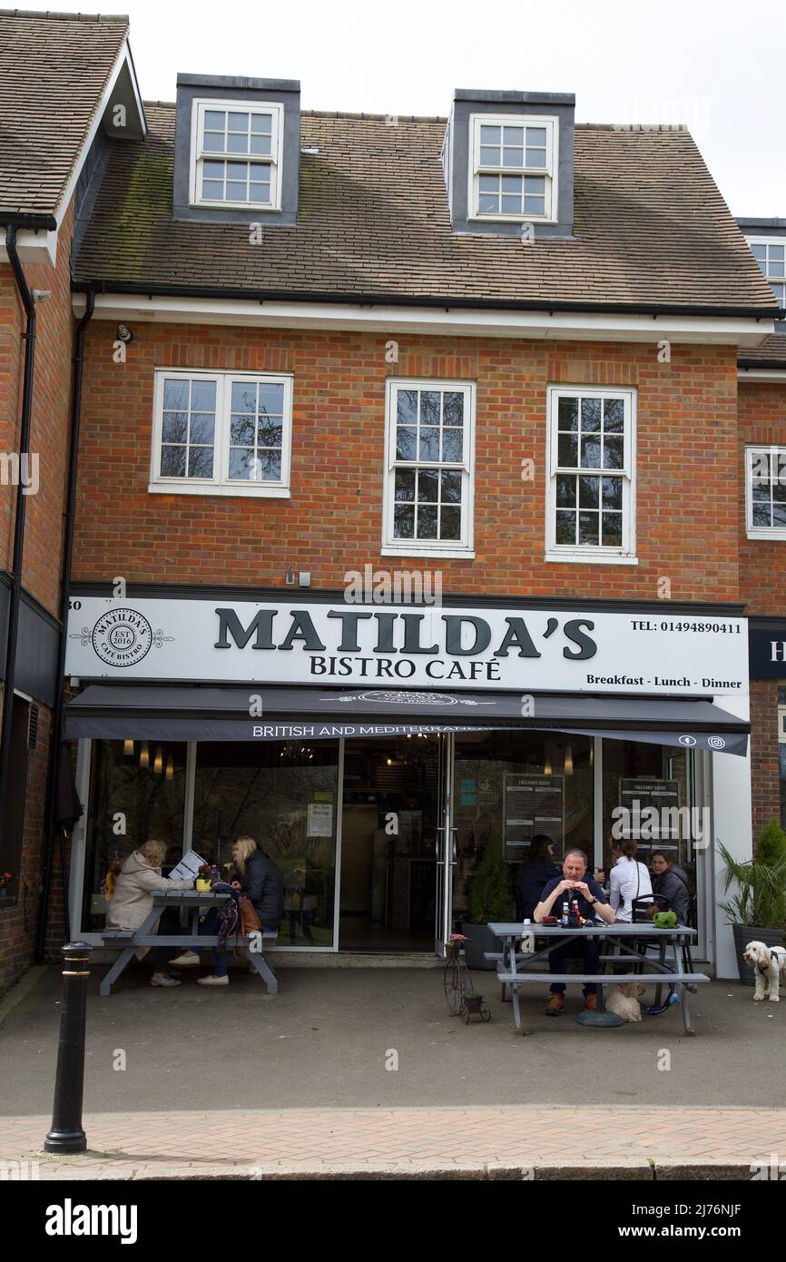 Maltildas Cafe, Great Missenden, Buckinghamshire, England, U.K Stock