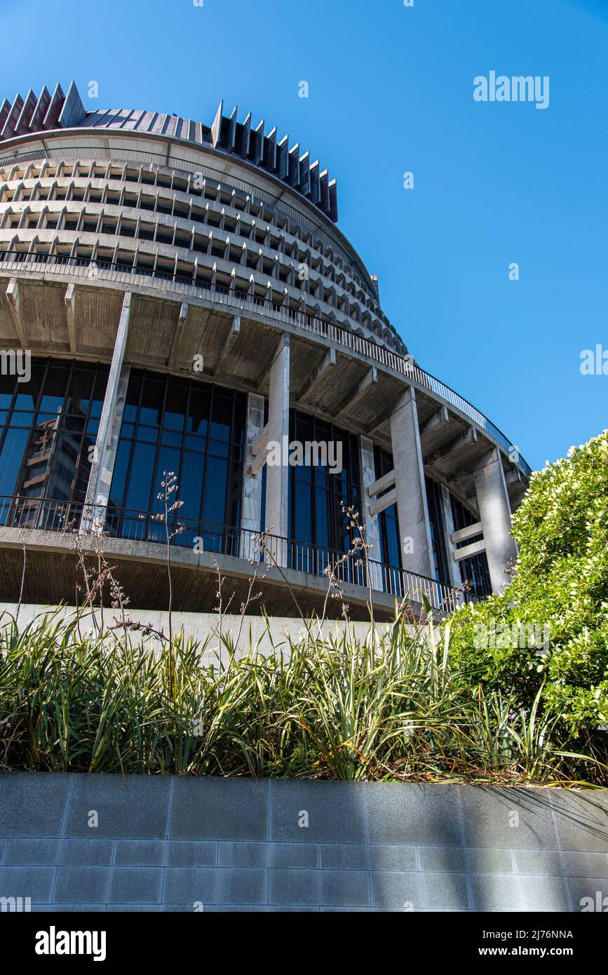 Government building of New Zealand, Wellington Stock Photo