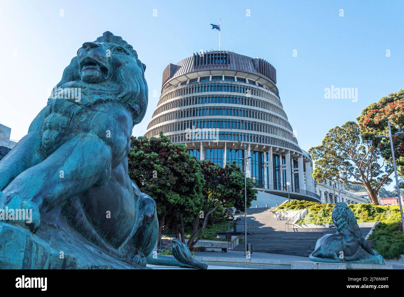 Government building of New Zealand, Wellington Stock Photo