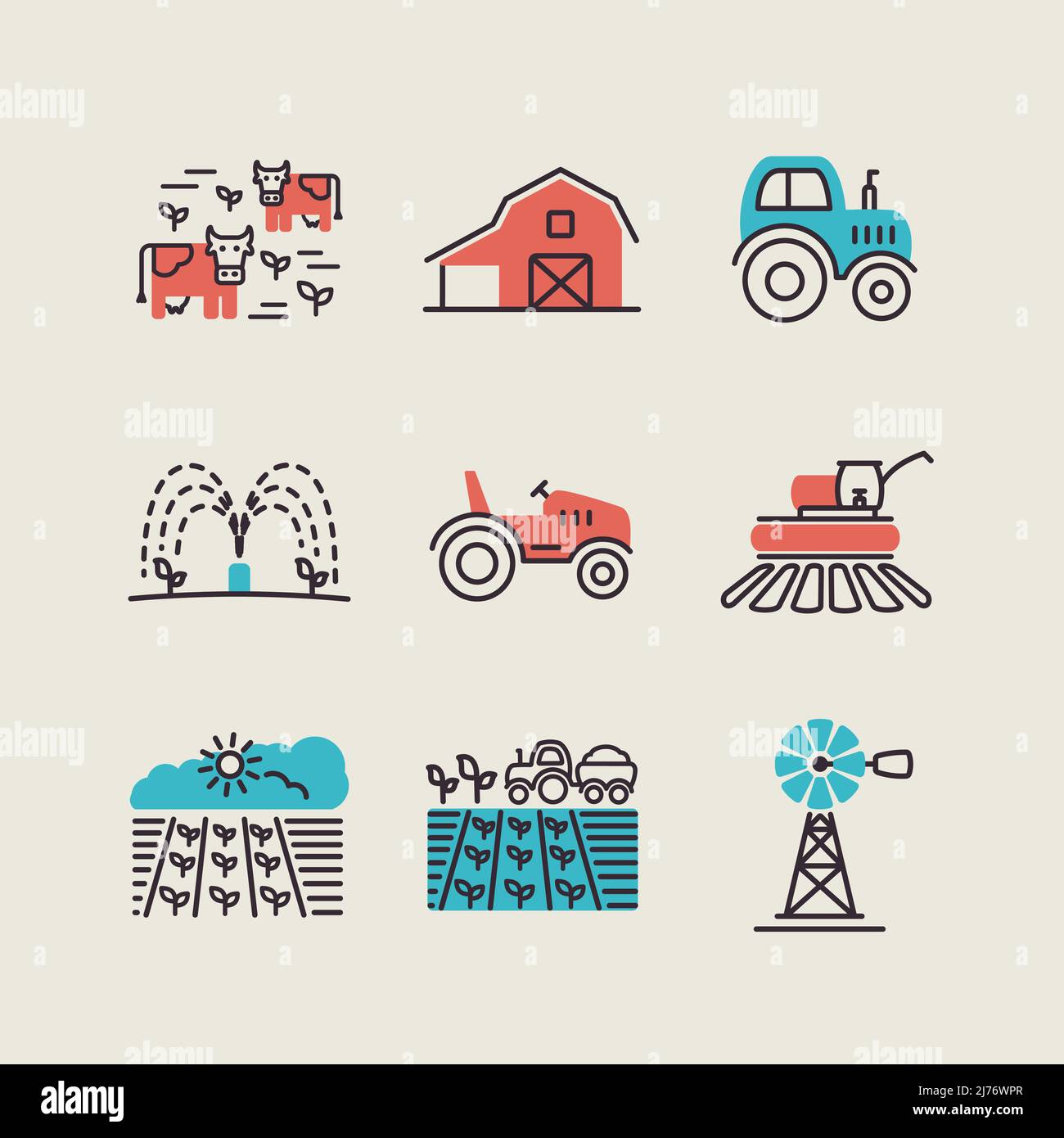 Farm Field isolated icon. Agriculture sign. Graph symbol for your web ...