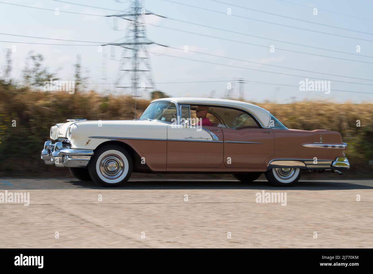 1956 Pontiac Star Chief classic American sedan car Stock Photo