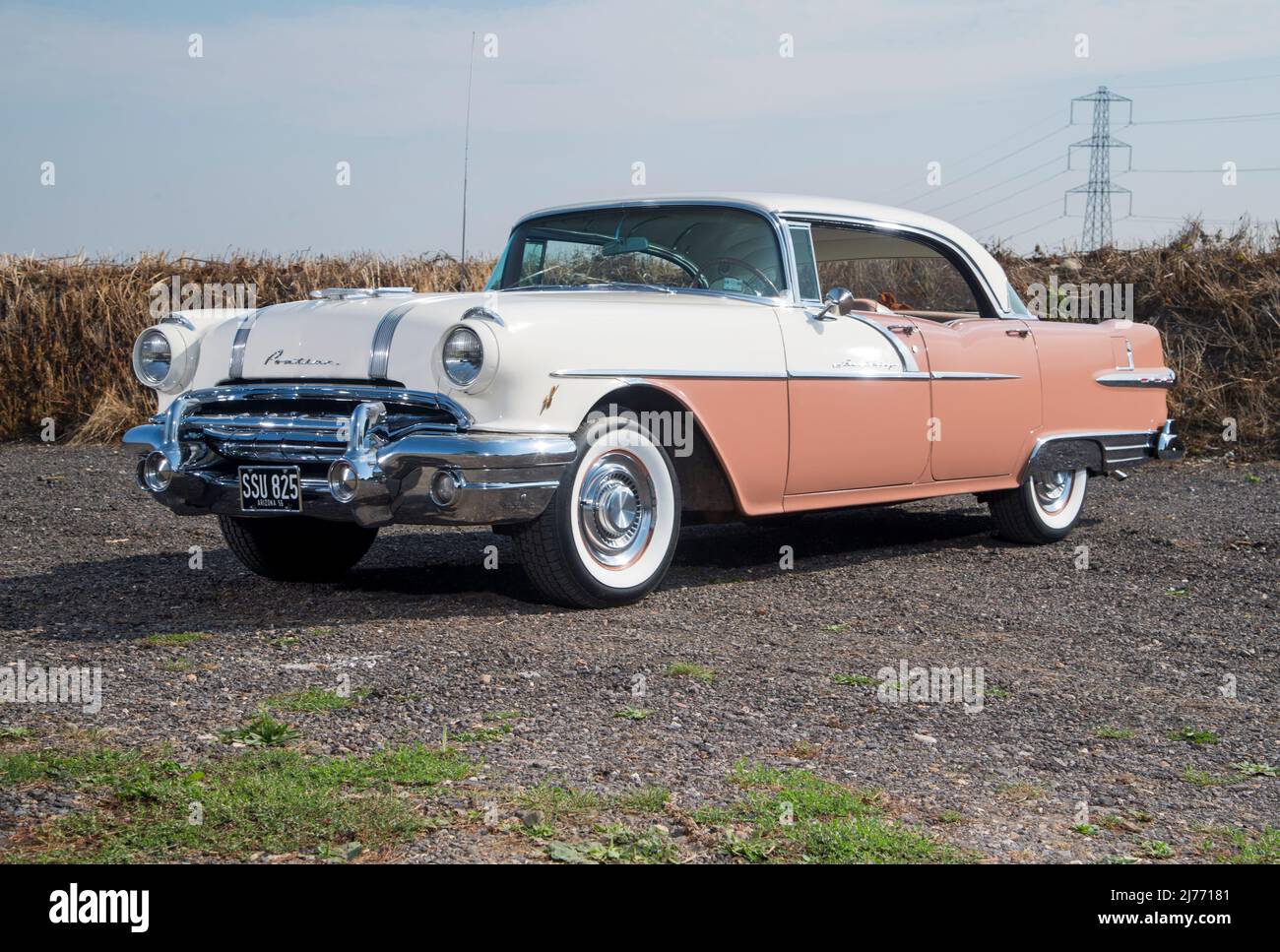 1956 Pontiac Star Chief classic American sedan car Stock Photo