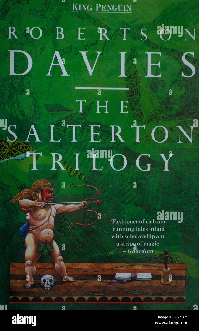 The book, The Salterton Trilogy by Robertson Davies Stock Photo