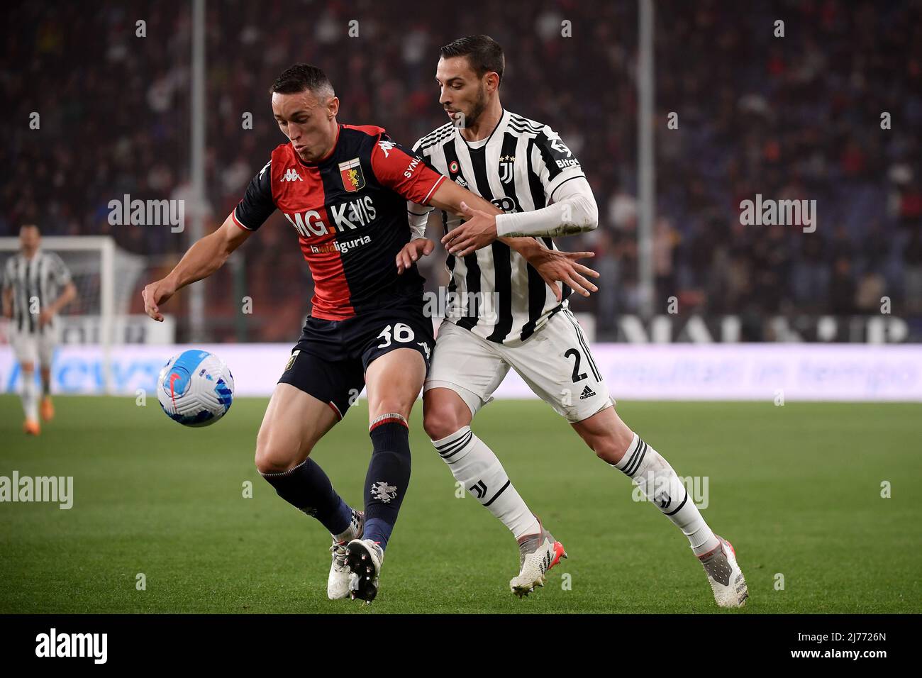 AS Roma v Genoa CFC - Serie A Silvan Hefti of Genoa CFC during the Serie A