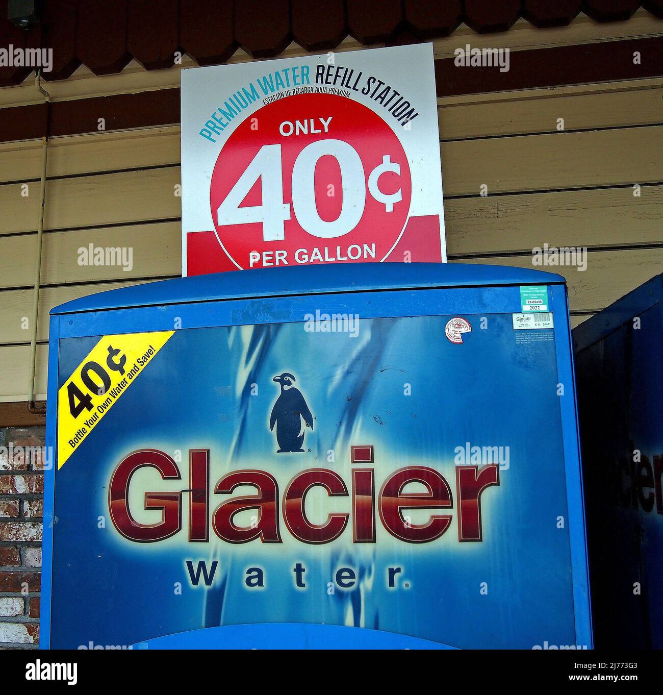 how much does glacier water refill cost