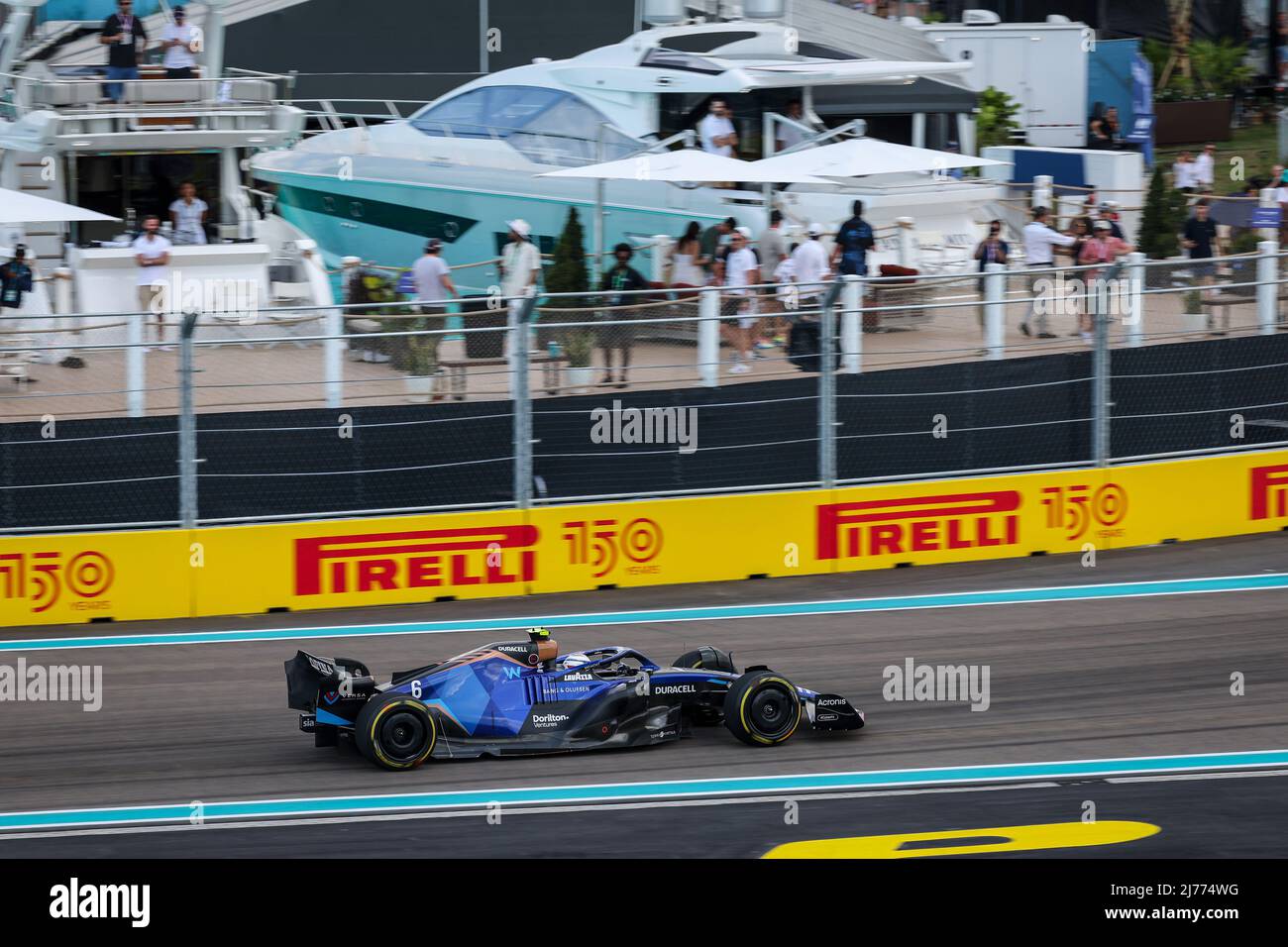 Miniature F1 Williams FW44 #6 – Nicholas Latifi 2022, échelle 1:43 (SpeedGear, Neuf)