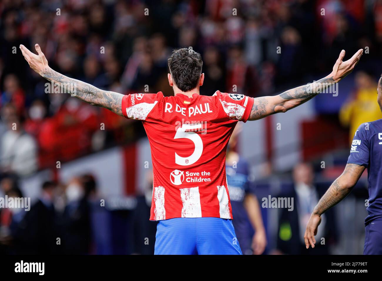 MADRID APR 13 Rodrigo De Paul in action during the Champions League