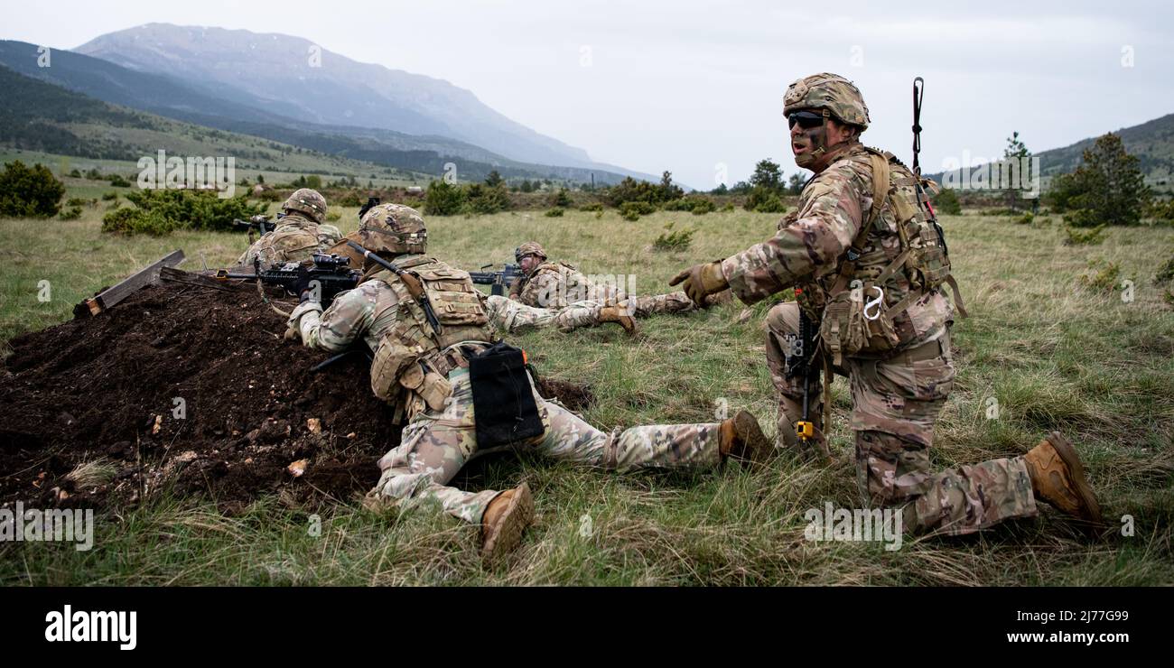 A U.S. Army paratrooper assigned to 1st Battalion, 503rd Parachute