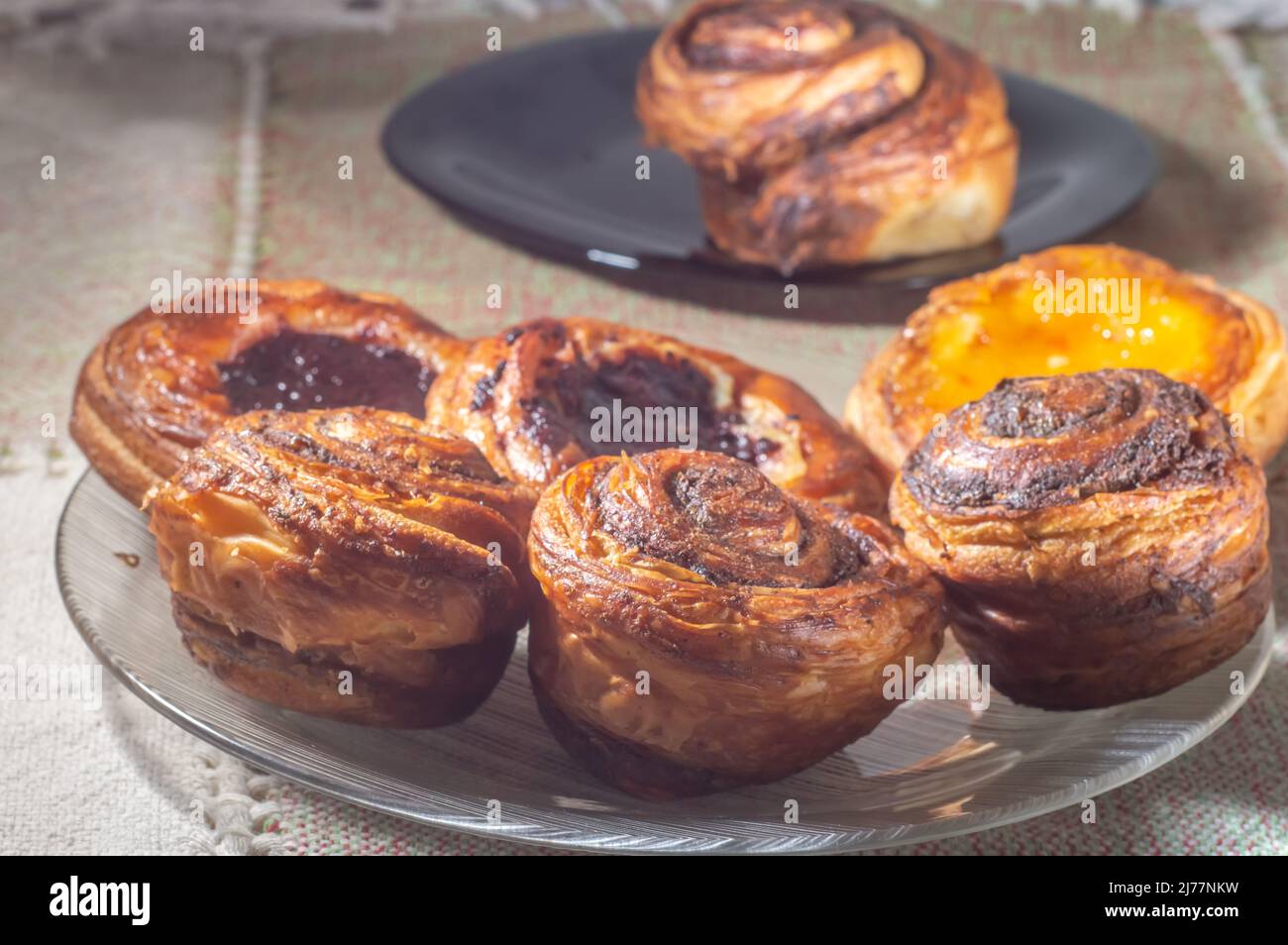 Making cinnamon rolls from scratch. Sweet and Delicious sweets known as