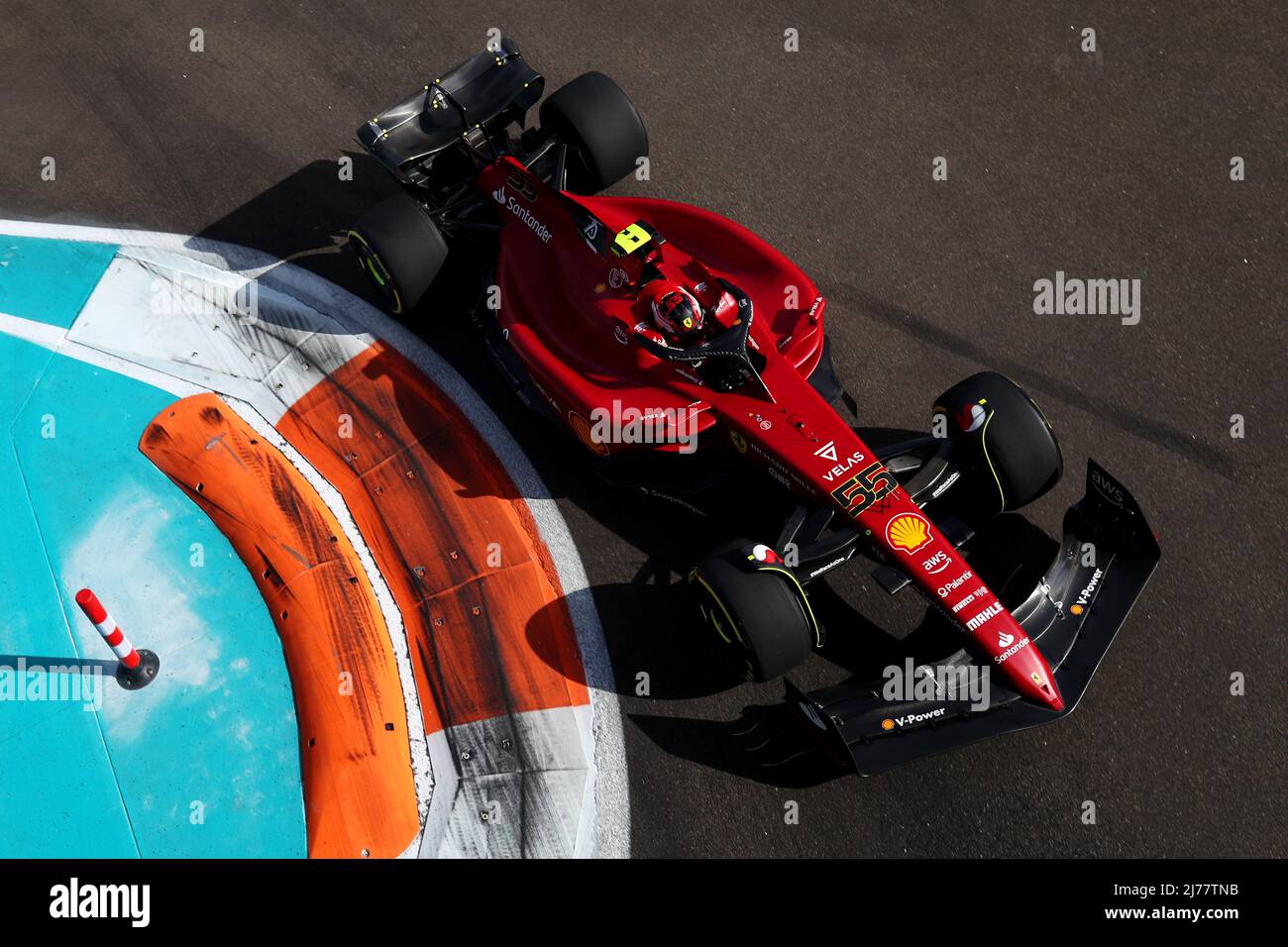 Miami, USA. 06th May, 2022. Carlos Sainz Jr (ESP) Ferrari F1-75. Miami  Grand Prix, Friday 6th May 2022. Miami International Autodrome, Miami,  Florida, USA. Credit: James Moy/Alamy Live News Stock Photo - Alamy