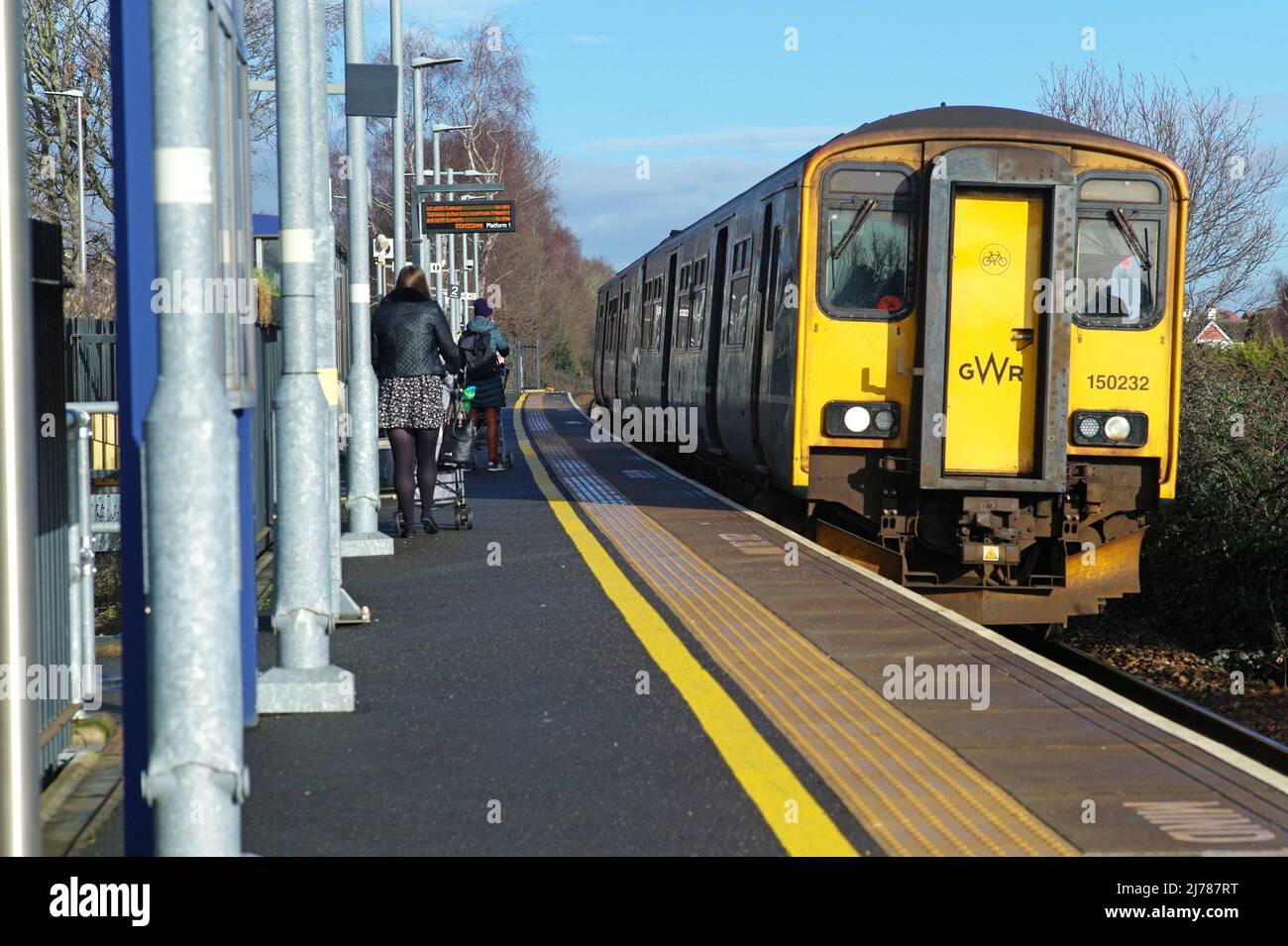 Newcourt Station, Devon, UK Stock Photo