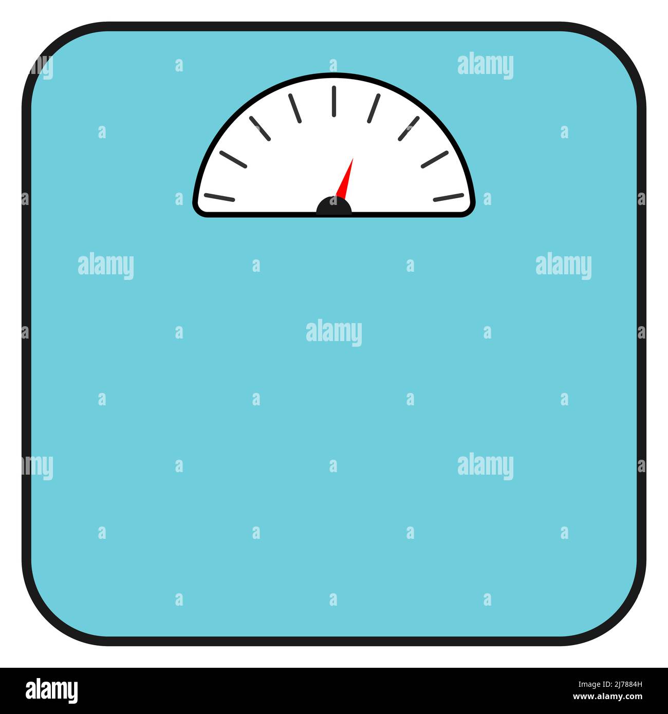 Weight scale icon, healthy diet body symbol, loss calorie measure