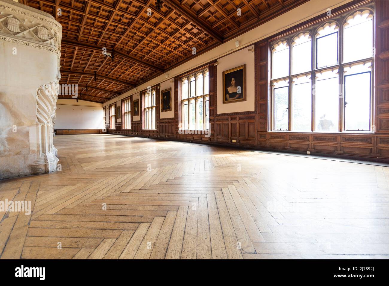 The Long Gallery, Ashton Court Estate, Bristol Stock Photo Alamy