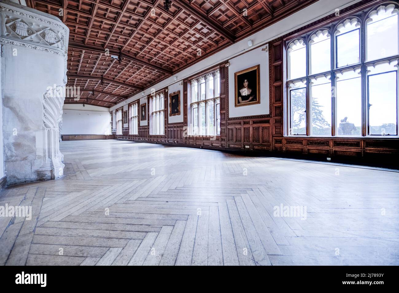 The Long Gallery, Ashton Court Estate, Bristol Stock Photo Alamy