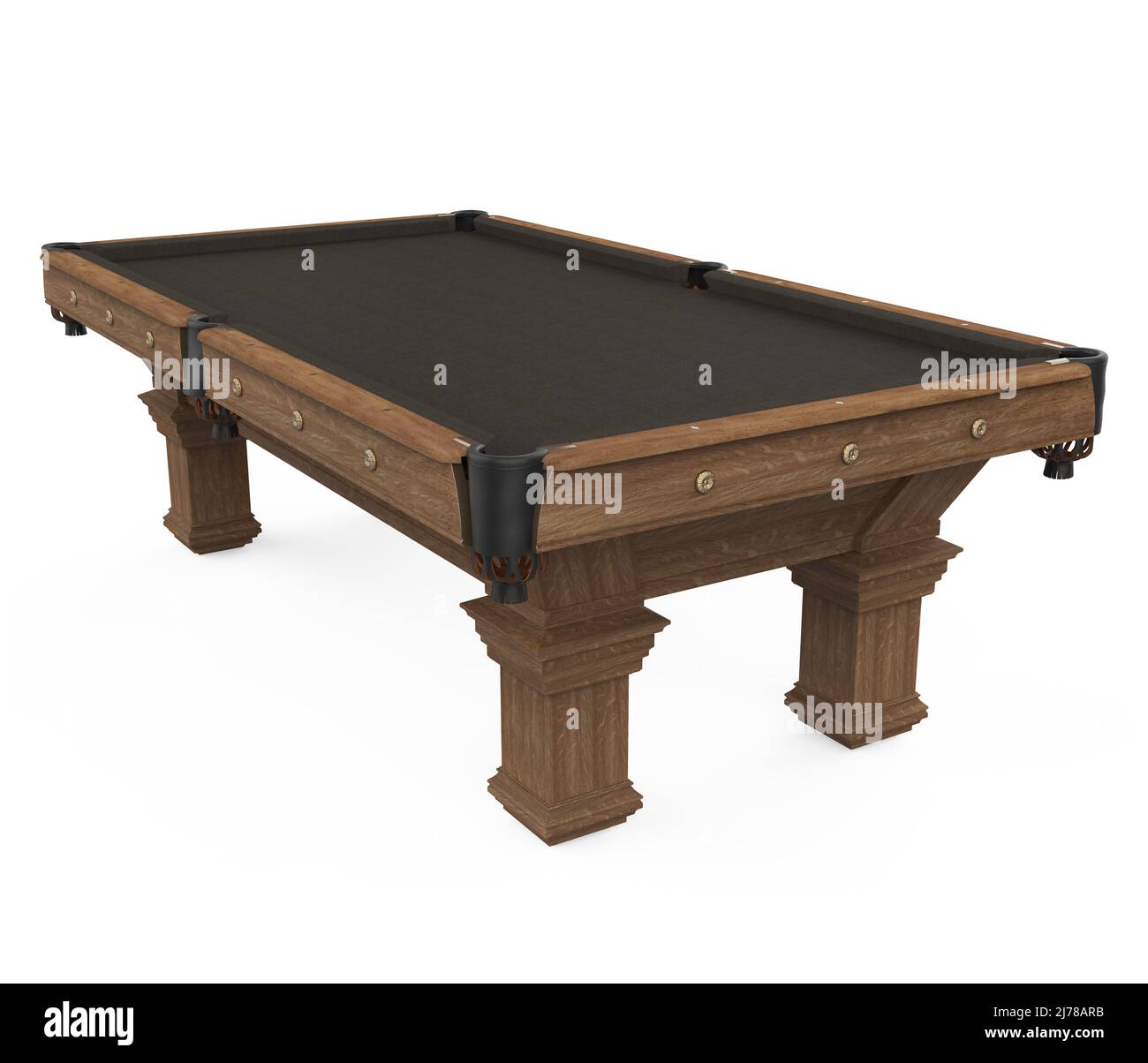 Billiard Table Isolated Stock Photo Alamy