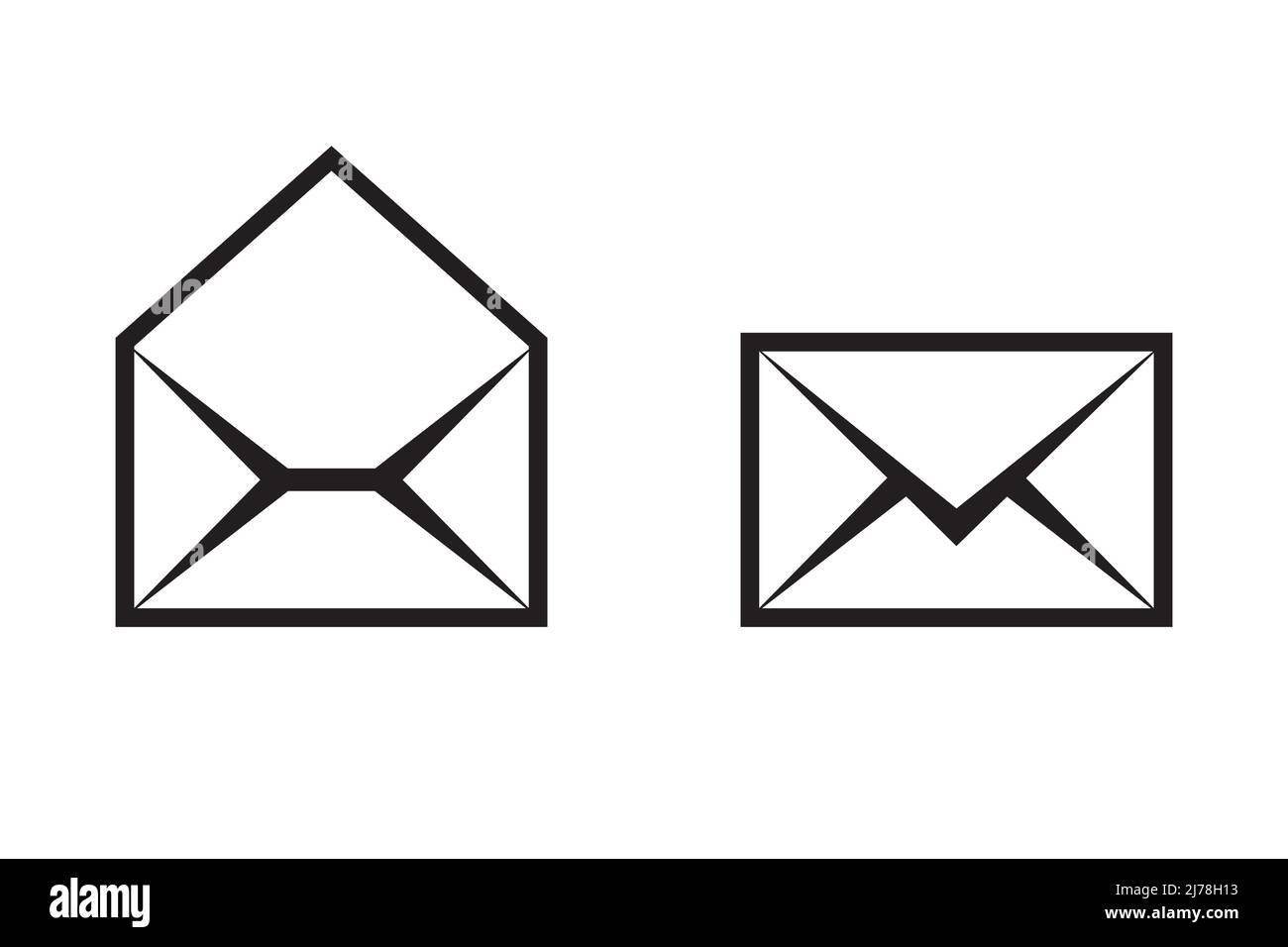 Mail icon vector sign. Letter envelope symbol. Message send to address