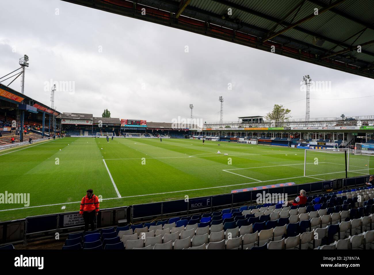 Ground View of Kenilworth Road Stadium Stock Photo Alamy