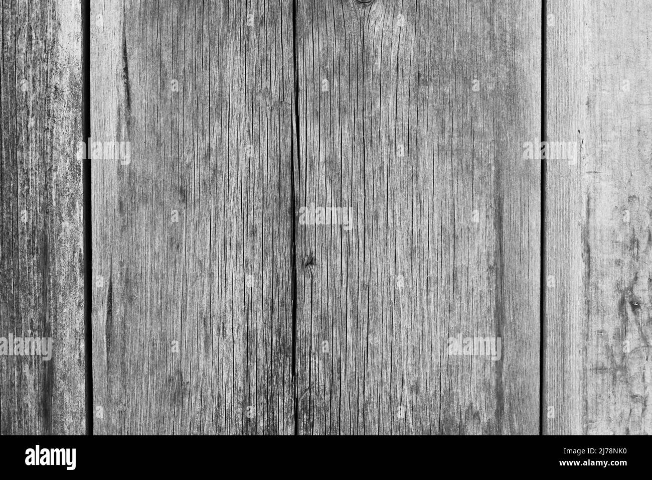 Vintage worn wooden door in black and white Stock Photo - Alamy