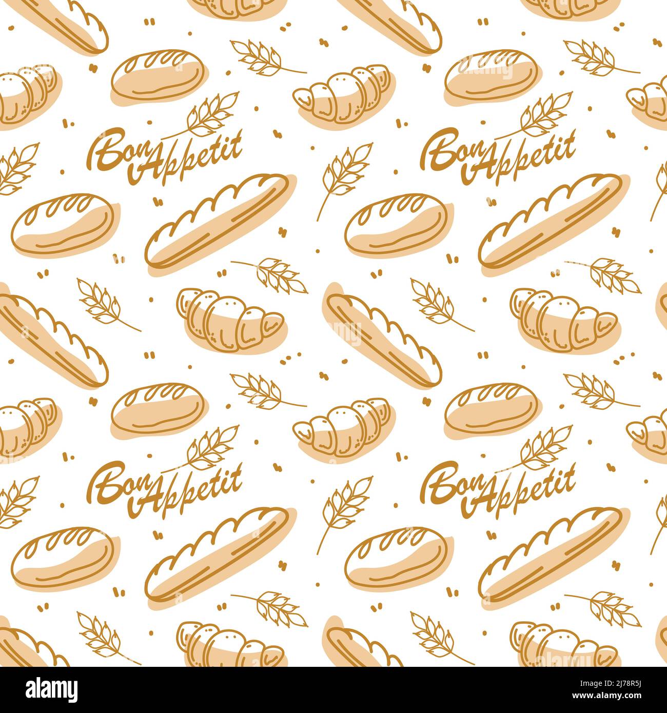 Seamless Sweet Baking Pattern Hand drawn Doughnut Bagel And Pie seamless-sweet-baking-pattern-hand-drawn-doughnut-bagel-and-pie