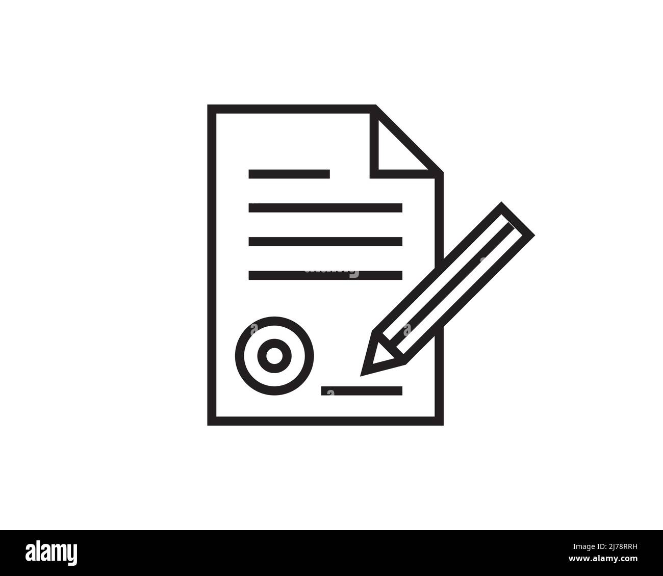 Note icon vector sign. Paper message or document page. Notice doc sheet Stock Vector Image & Art
