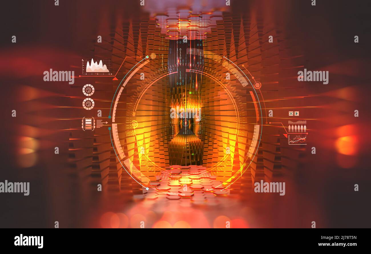 Global processor of the future. Quantum computer and information flows