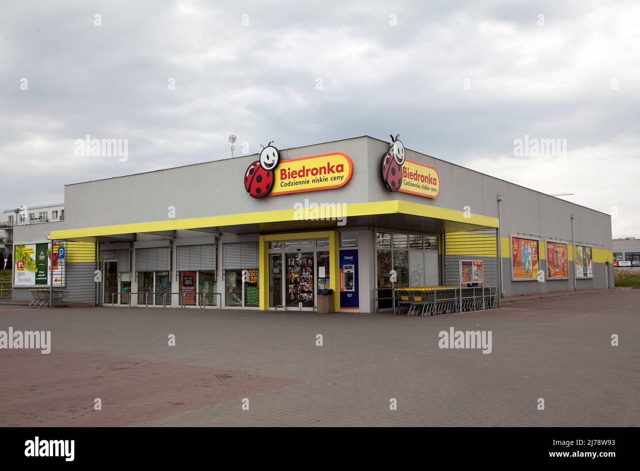 Biedronka Supermarket In Pruszcz Gdanski Poland Stock Photo Alamy