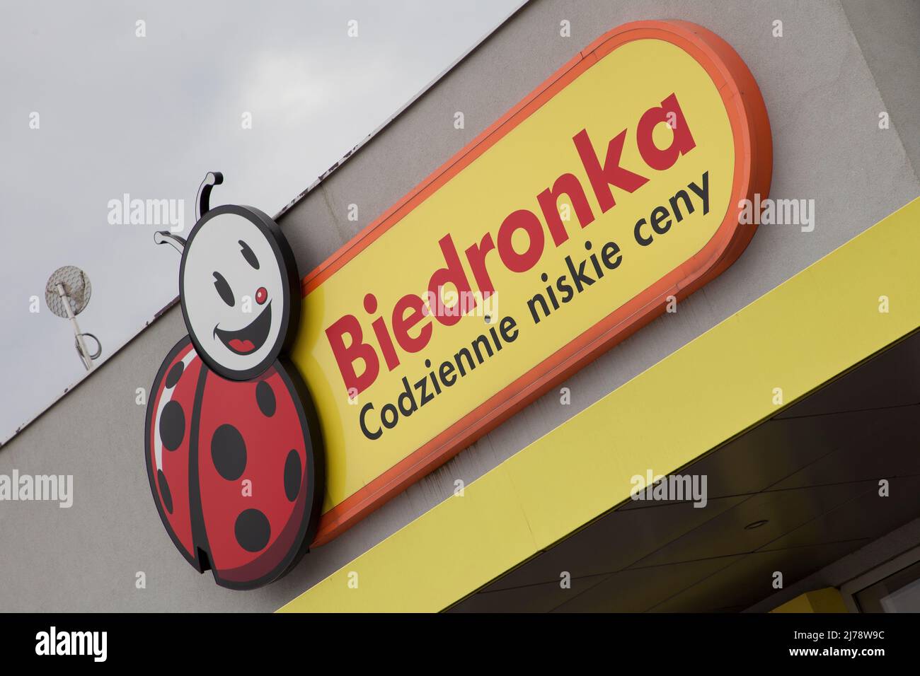 Biedronka Supermarket in Pruszcz Gdanski Poland Stock Photo - Alamy