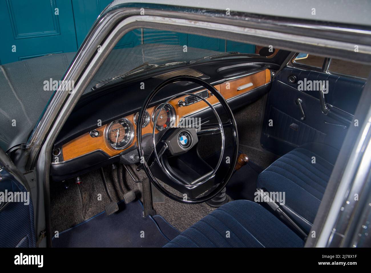 1967 BMW 2000 classic German saloon car Stock Photo