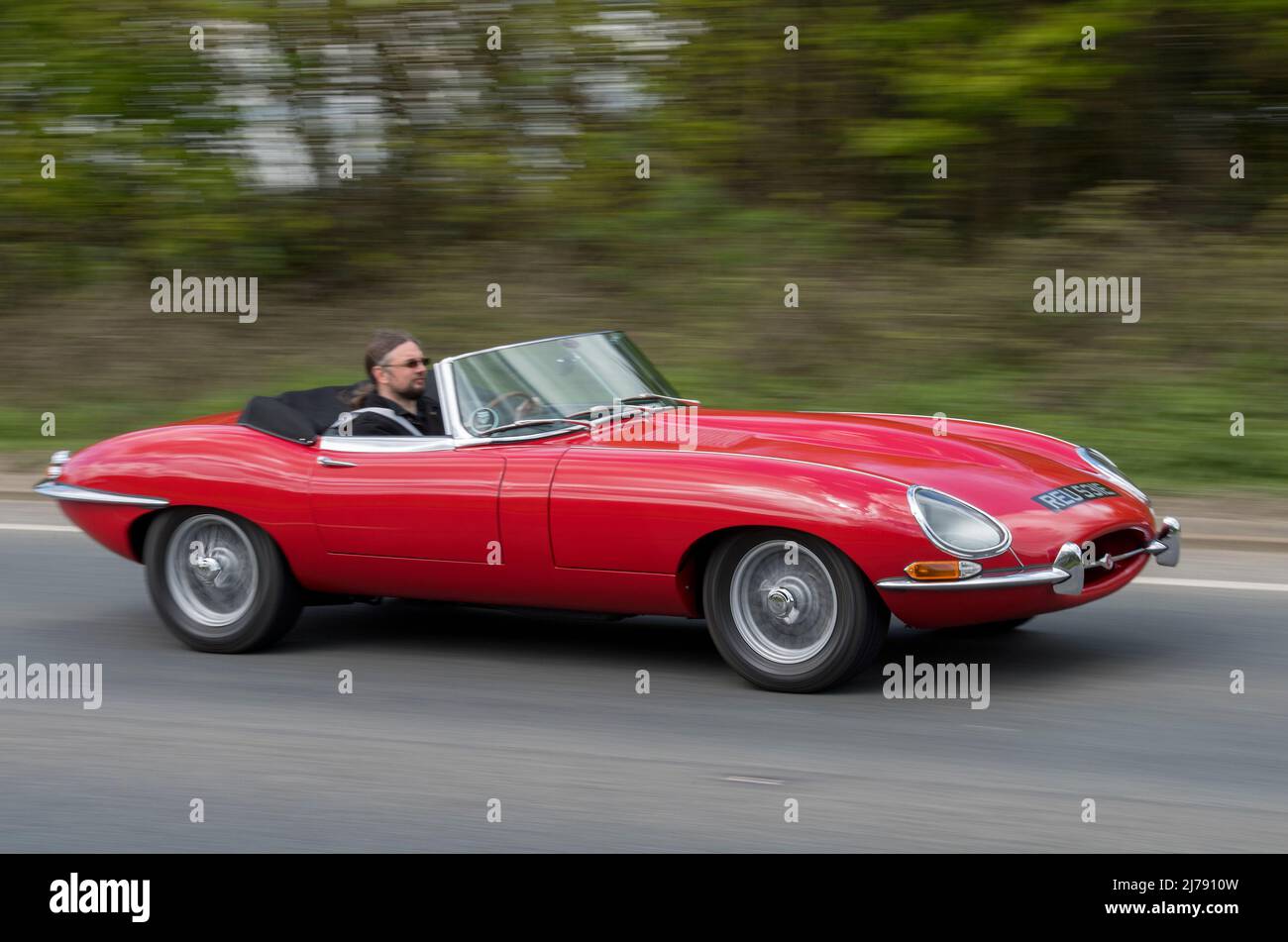 1967 jaguar e type roadster hi-res stock photography and images - Alamy