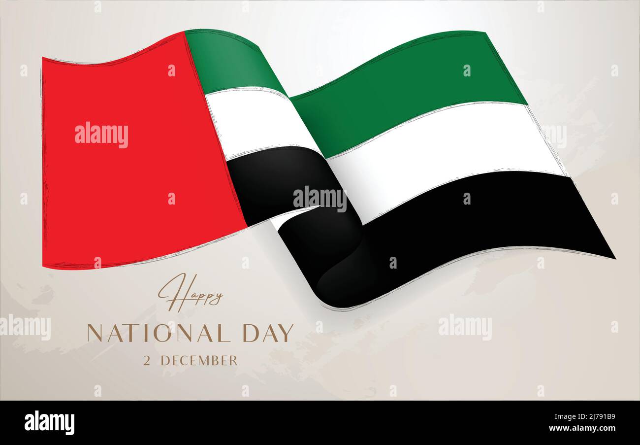 national day of the United Arab Emirates Stock Vector