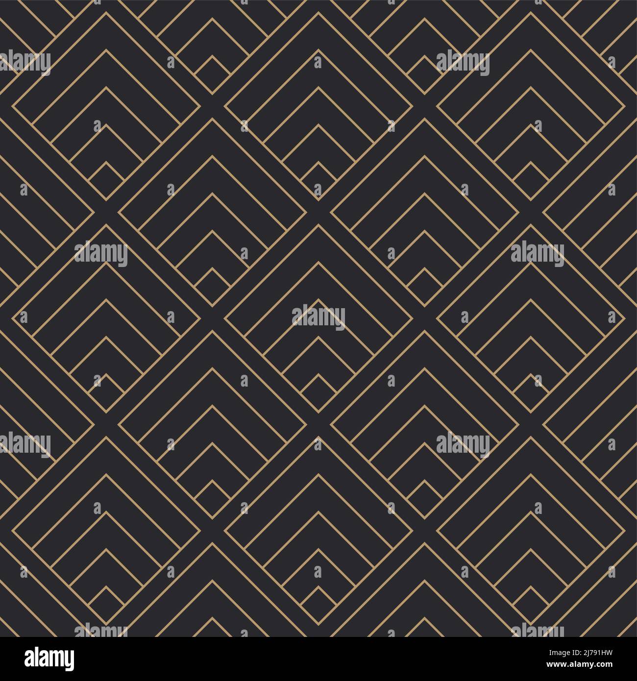 Vector seamless pattern. Repeating geometric Stock Vector