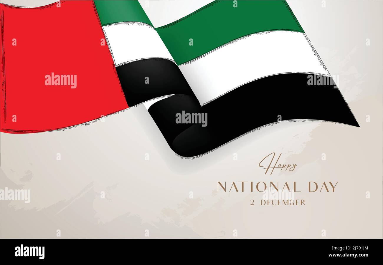 national day of the United Arab Emirates Stock Vector