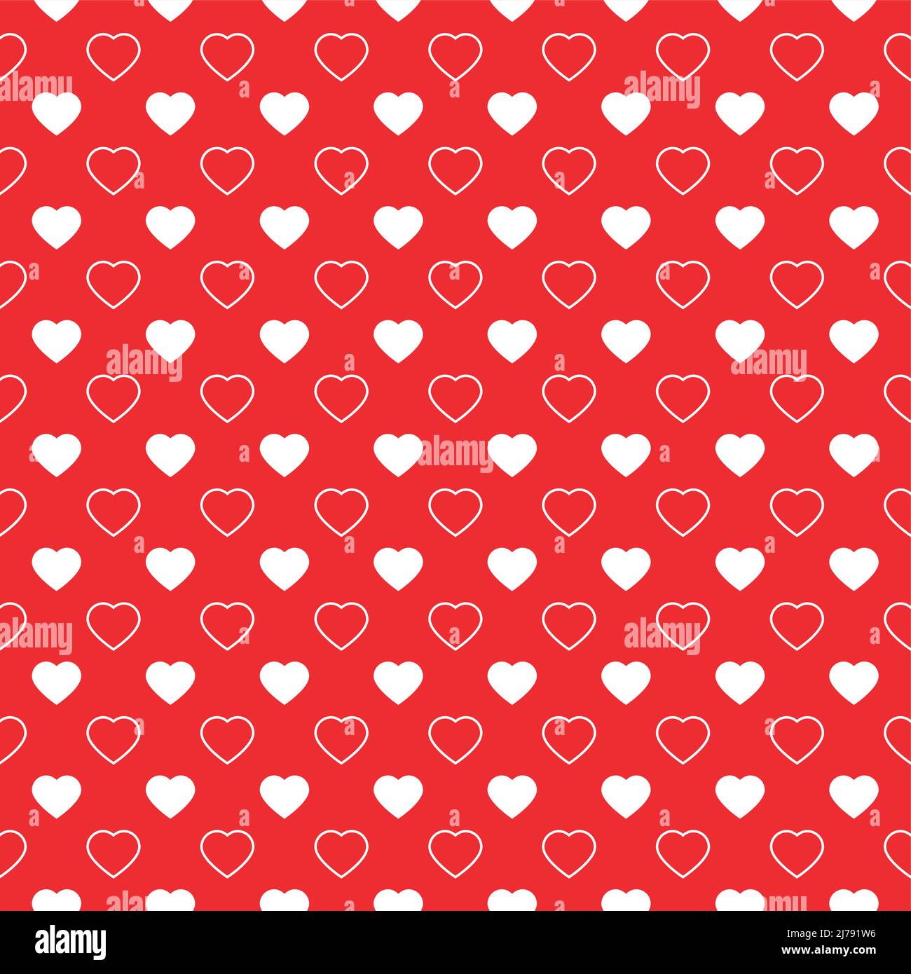 Vector Red seamless pattern. Repeating geometric Stock Vector