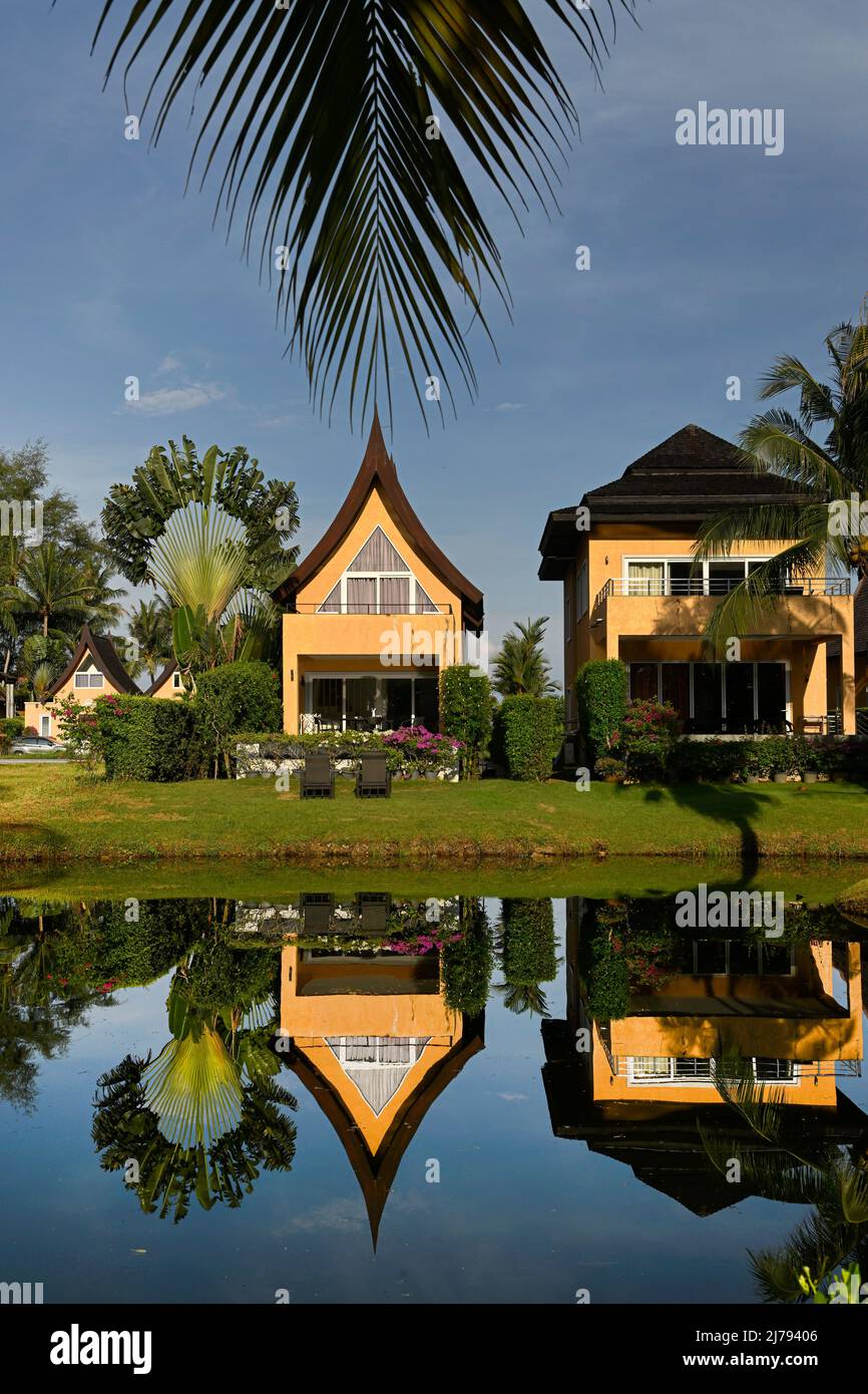 A general view of resort villas at Blue Haven Bay by Siam Royal View at Chang Noi Beach, Koh Chang Island in Trat province. Koh Chang is a popular tourist resort island situated about 350 km southeast of the capital, Bangkok. Stock Photo