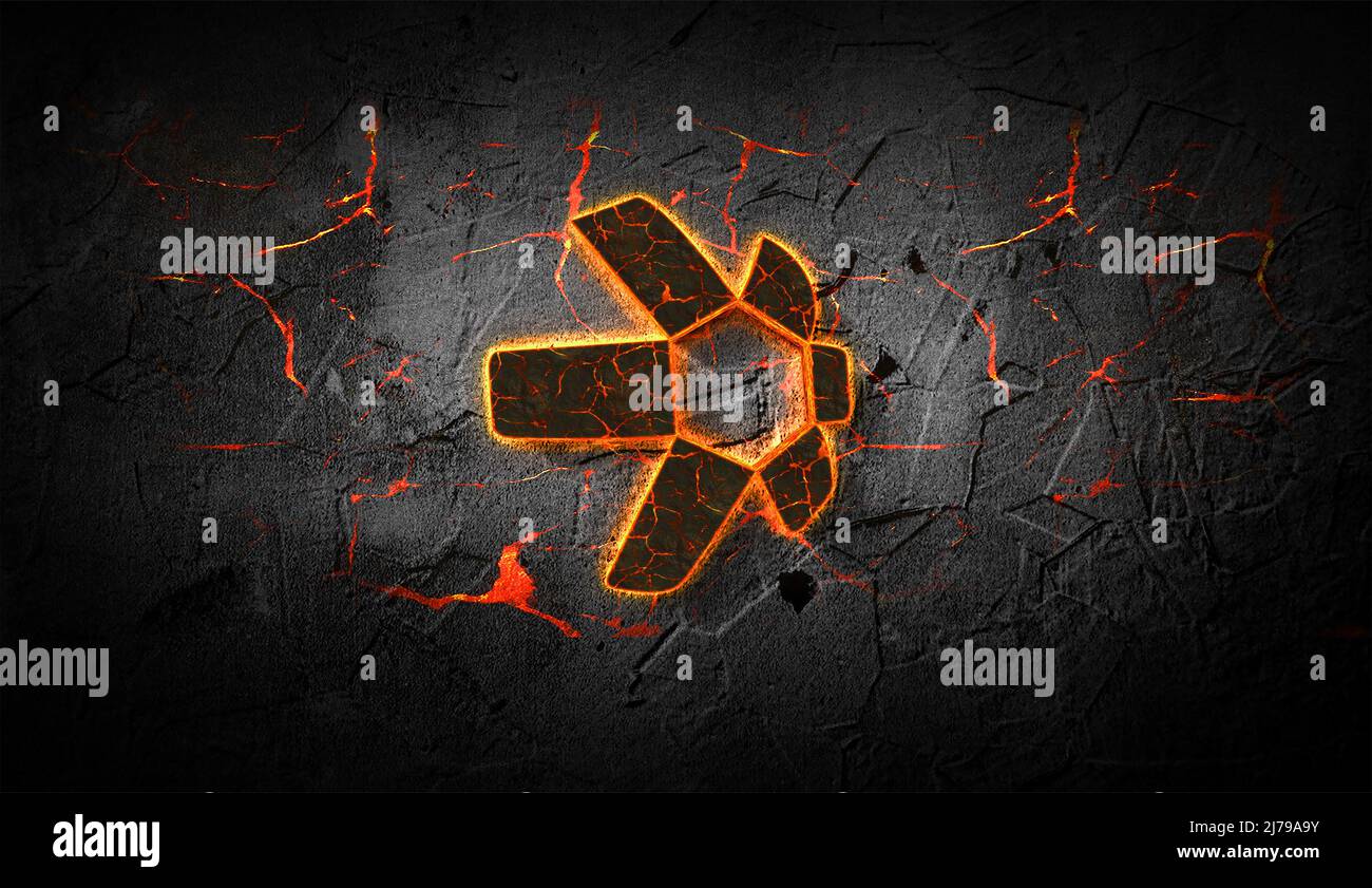3D rendering cryptocurrency quant coin on colorful background,  cryptocurrency concept 3D illustration Stock Photo - Alamy