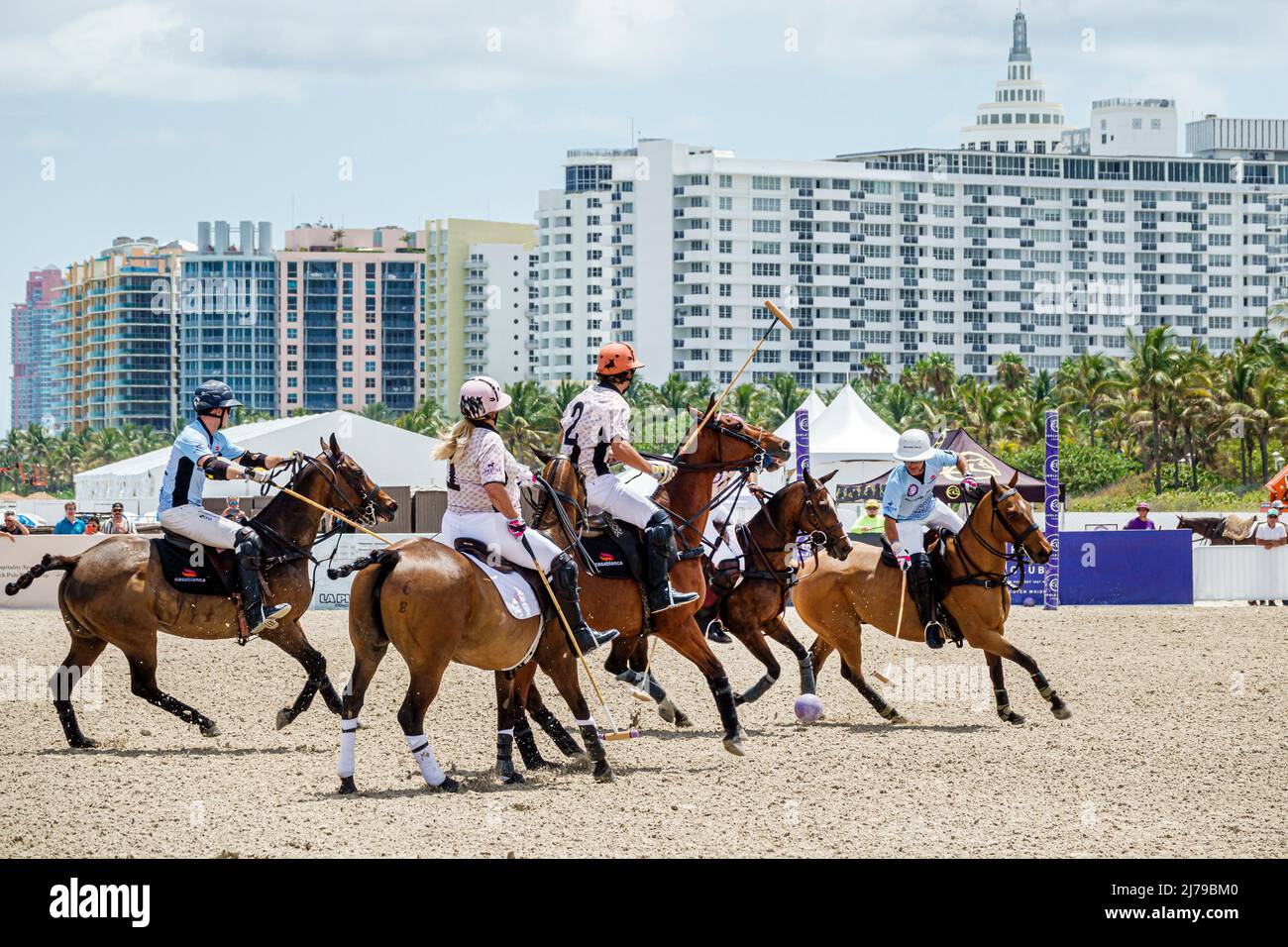 Miami Beach Florida Beach Polo World Cup Miami annual event game