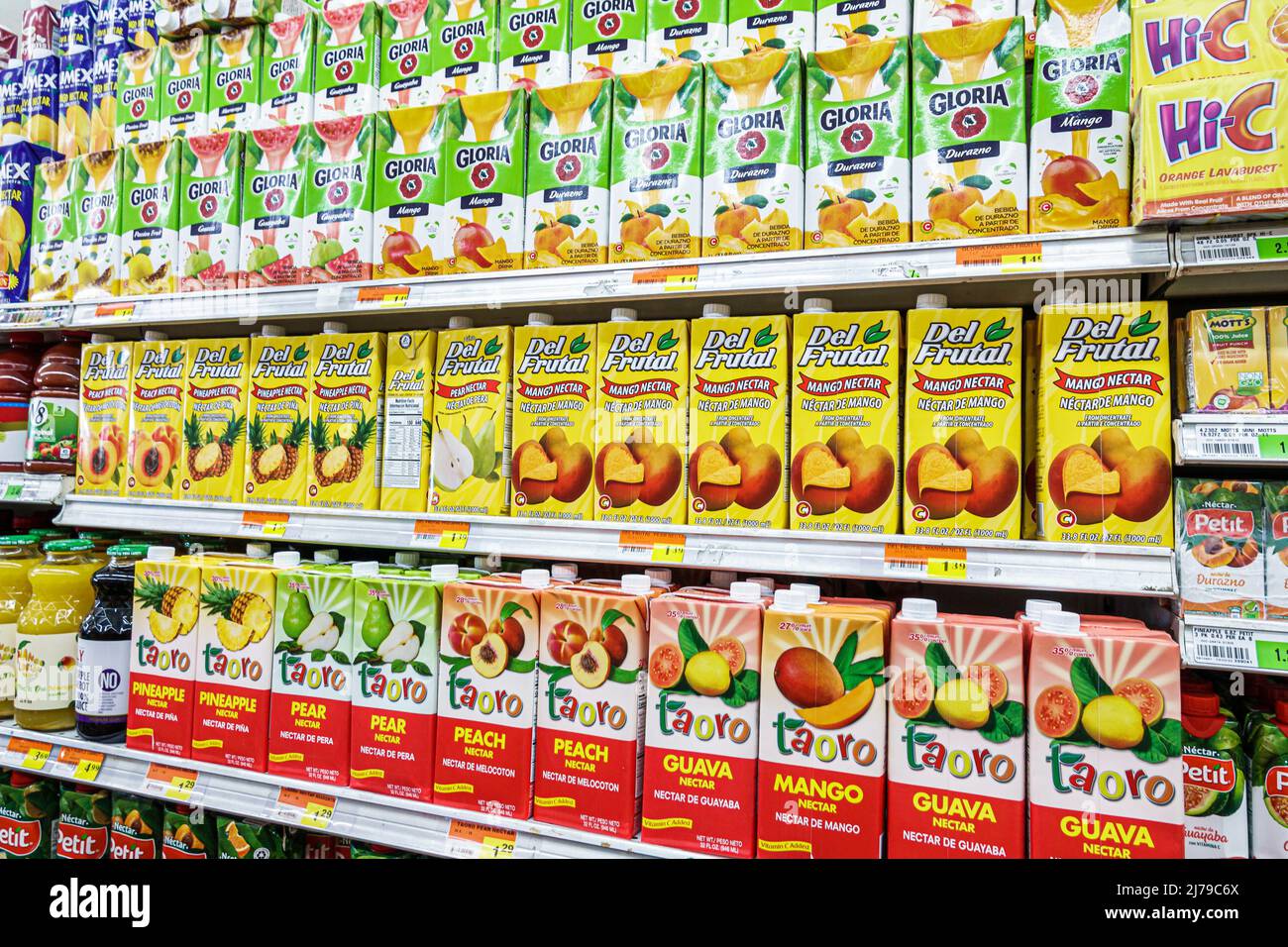 https://c8.alamy.com/comp/2J79C6X/miami-beach-florida-bay-supermarket-grocery-store-inside-interior-shelf-shelves-display-sale-cartons-containers-fruit-juice-juices-guava-peach-pear-ma-2J79C6X.jpg