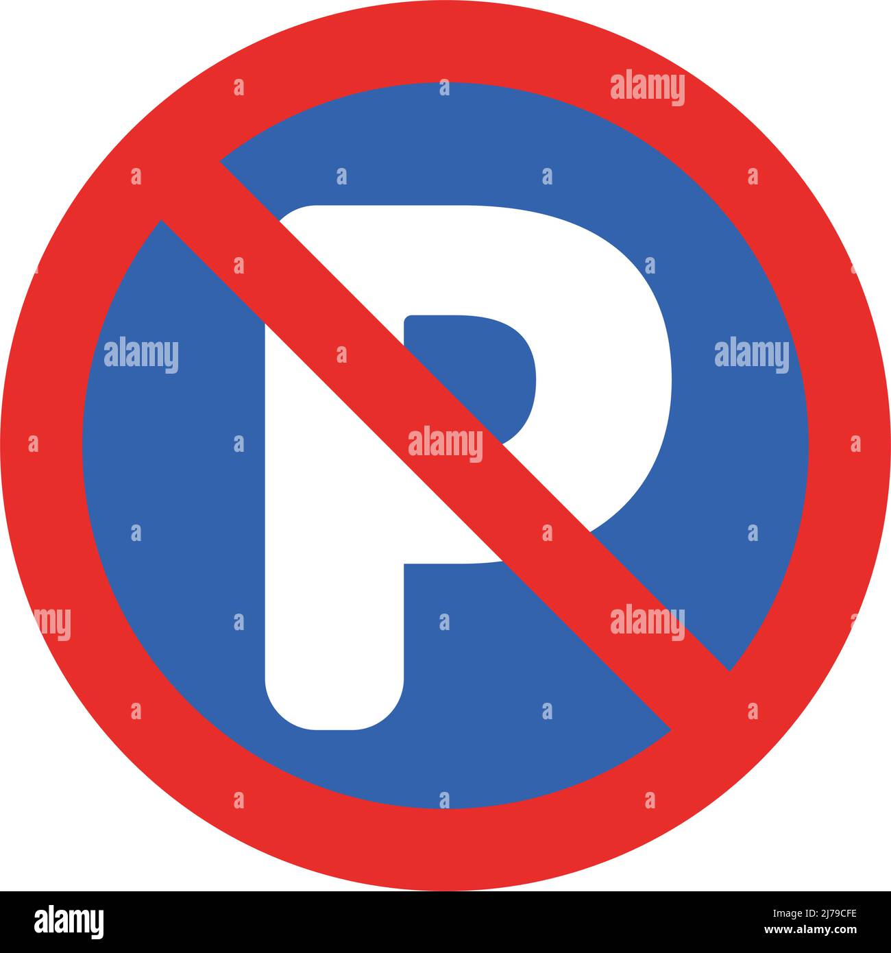 Parking forbidden sign Stock Vector Images - Alamy