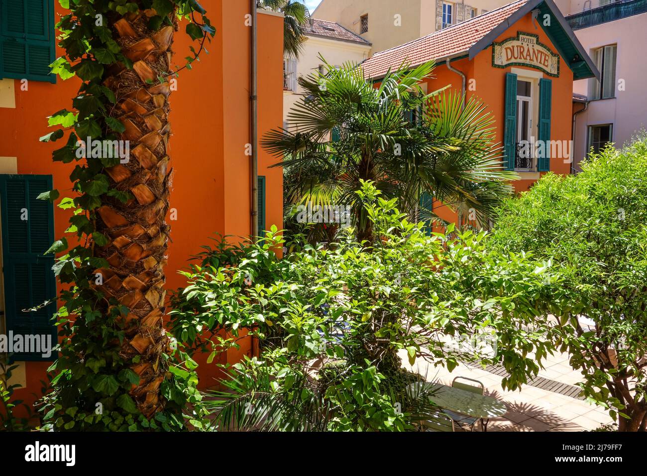 Nizza, Hotel Durante // Nice, Hotel Durante Stock Photo - Alamy