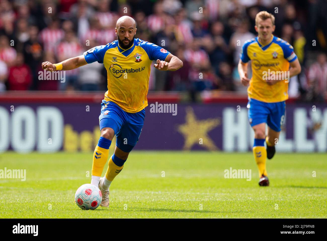 LONDON, UK. MAY 7TH    during the Premier League match between Brentford and Southampton at the Brentford Community Stadium, Brentford on Saturday 7th May 2022. (Credit: Federico Maranesi | MI News) Credit: MI News & Sport /Alamy Live News Stock Photo