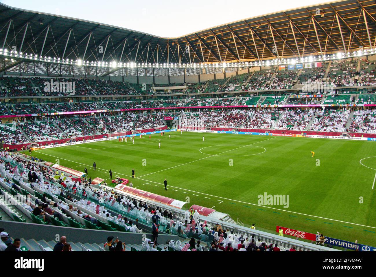 Soccer Match at Education City Stadium in Doha Qatar Dec 04
