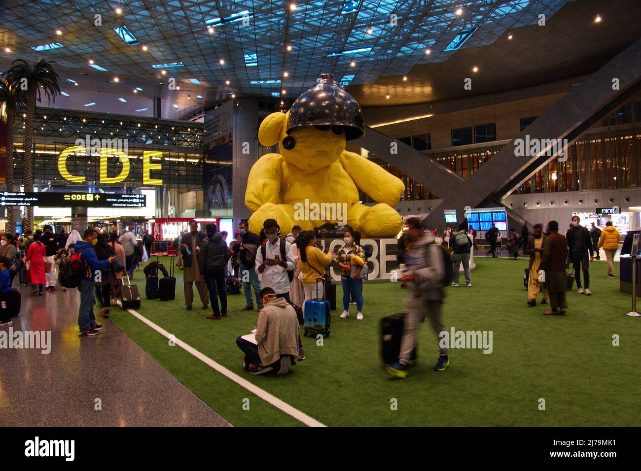 Hamad international airport qatar 2022 hires stock photography and