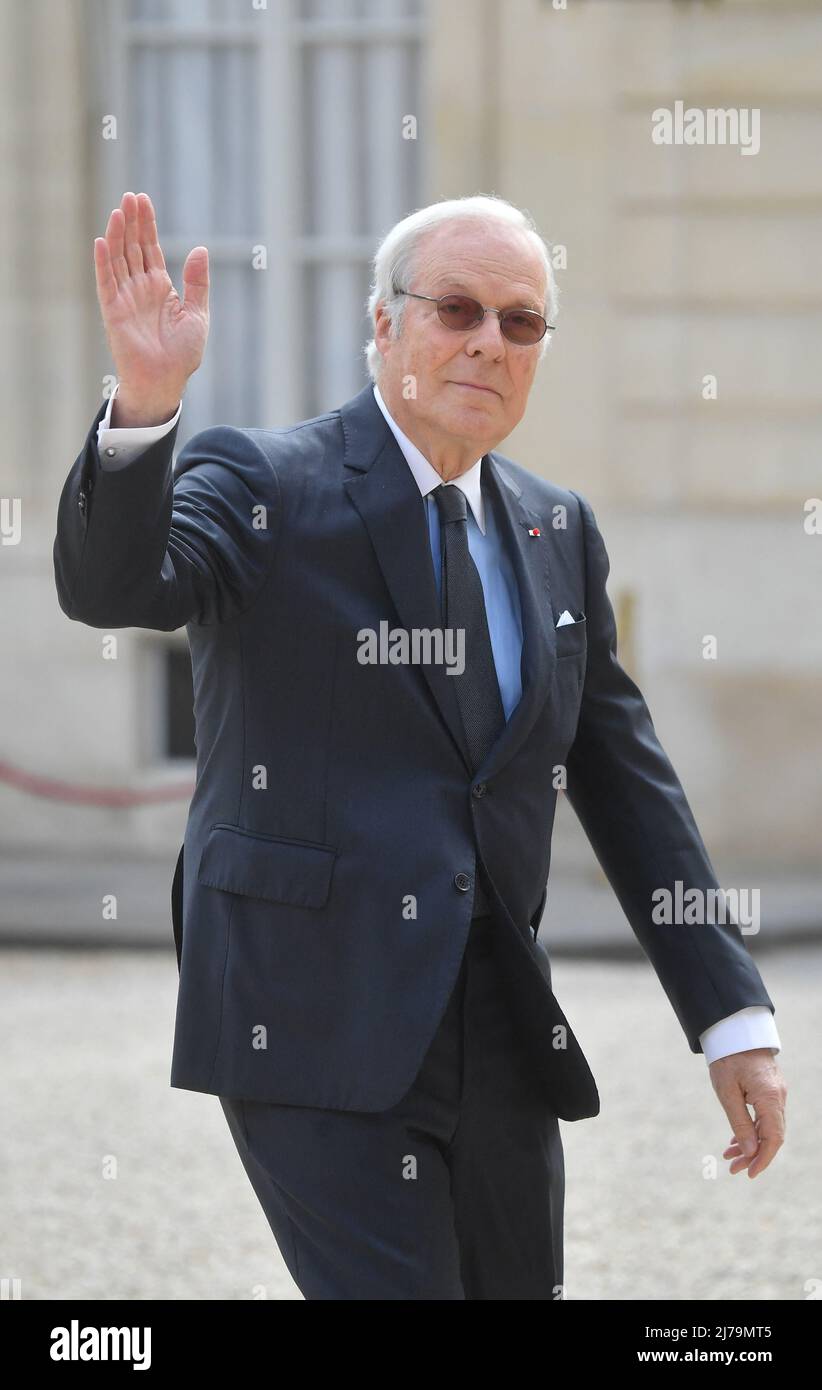 French banker David de Rothschild arriving for the Investiture ceremony of the french President of the Republic Emmanuel Macron at the Elysée Palace in Paris , France on may 7, 2022, following his re-election on April 24. Photo by Christian Liewig ABACAPRESS.COM Stock Photo